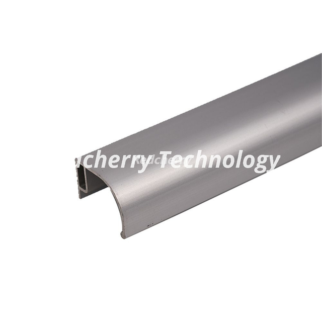Profil&eacute; de rail en aluminium anodis&eacute; 6063 T5 pour portes coulissantes et quincaillerie de meubles