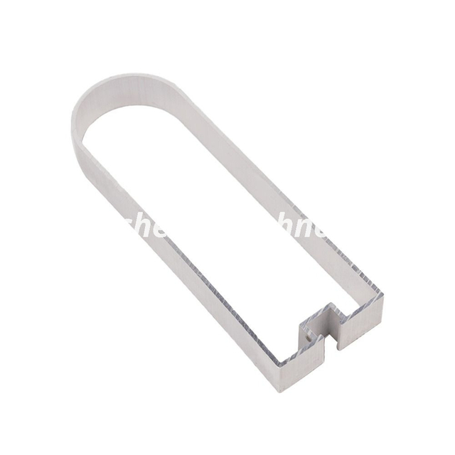 Profil de rail d'extrusion d'aluminium pli&eacute; sur mesure en forme de U