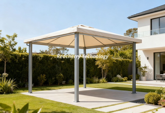Pulverbeschichtete Aluminium-Pergola f&uuml;r moderne Wohnr&auml;ume im Freien