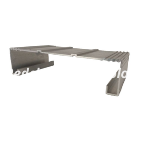 Perfil de canal en U doble de aluminio extruido | Canal de extrusi&oacute;n de aluminio personalizado