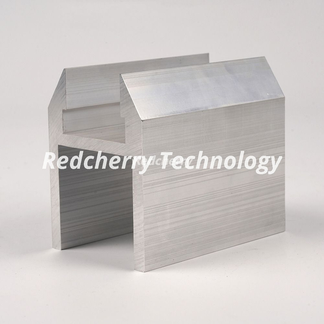 Hochleistungs-Aluminium-U-Profilstrangpressprofil mit Innenschlitz f&uuml;r Schiebe- und Struktursysteme