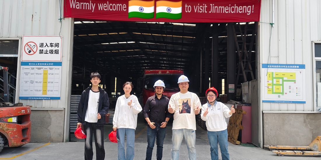 Visita de un cliente de India